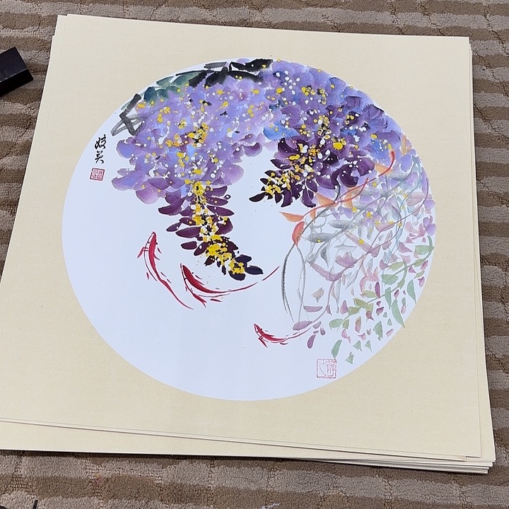 国画花鸟的翅膀和翅膀50.50