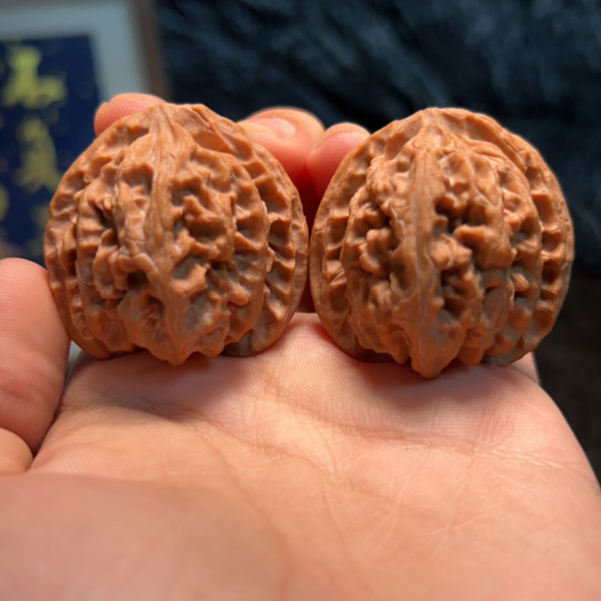文玩核桃 门头沟苹果园 10382号 41.5尺寸