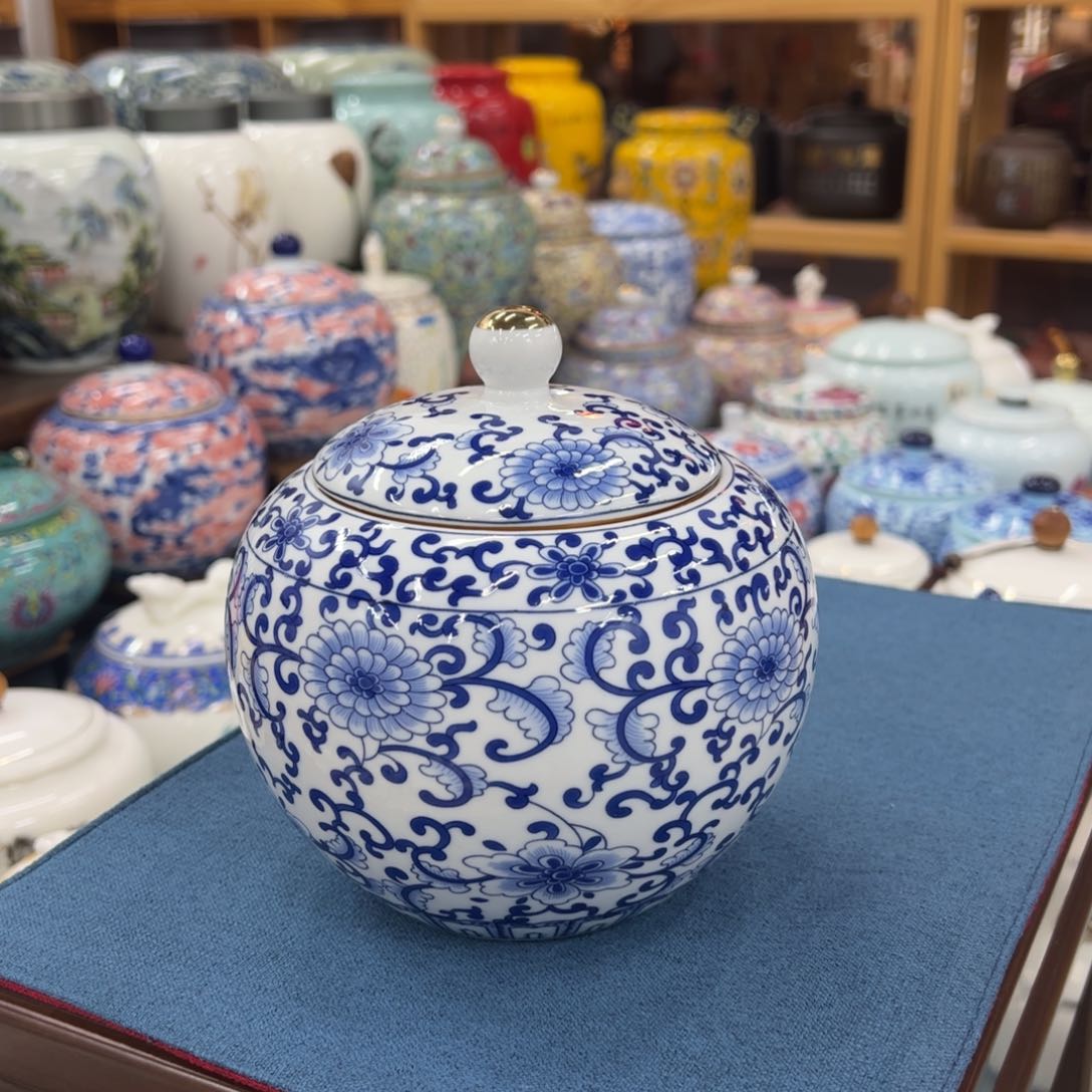 高端款家用茶叶罐