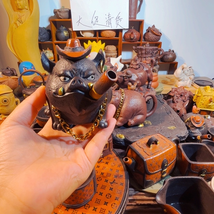 D***L茶壶紫砂纯手工制作过程就是