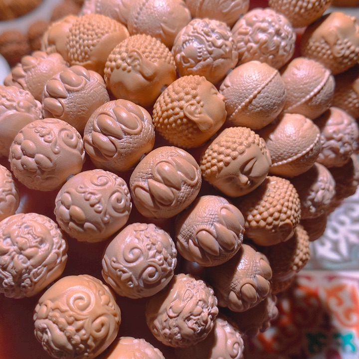 金刚菩提手串猴头精雕15