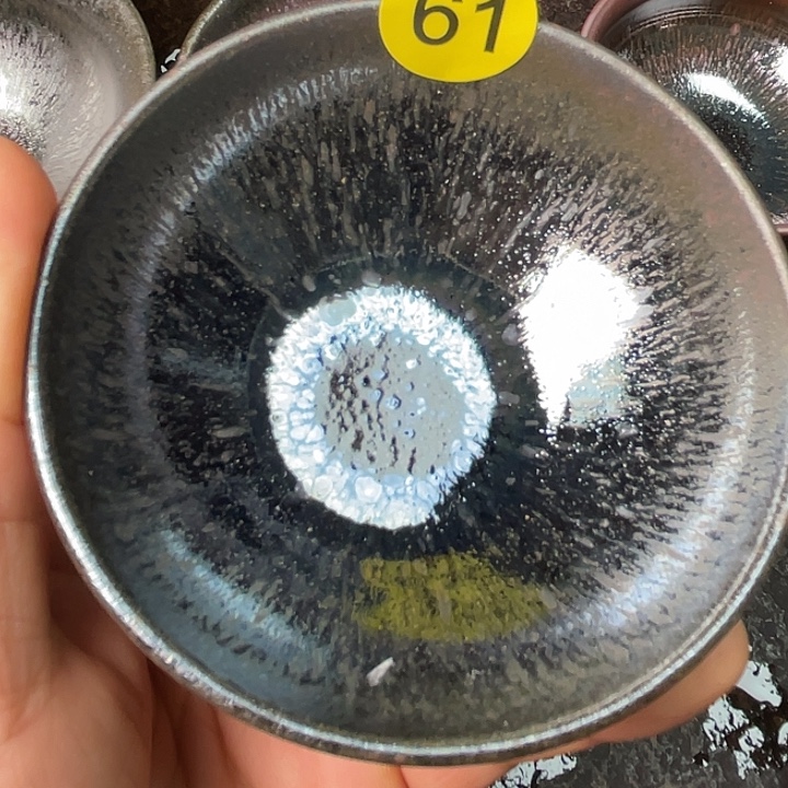 天***D茶盏龙窑柴烧平口油滴