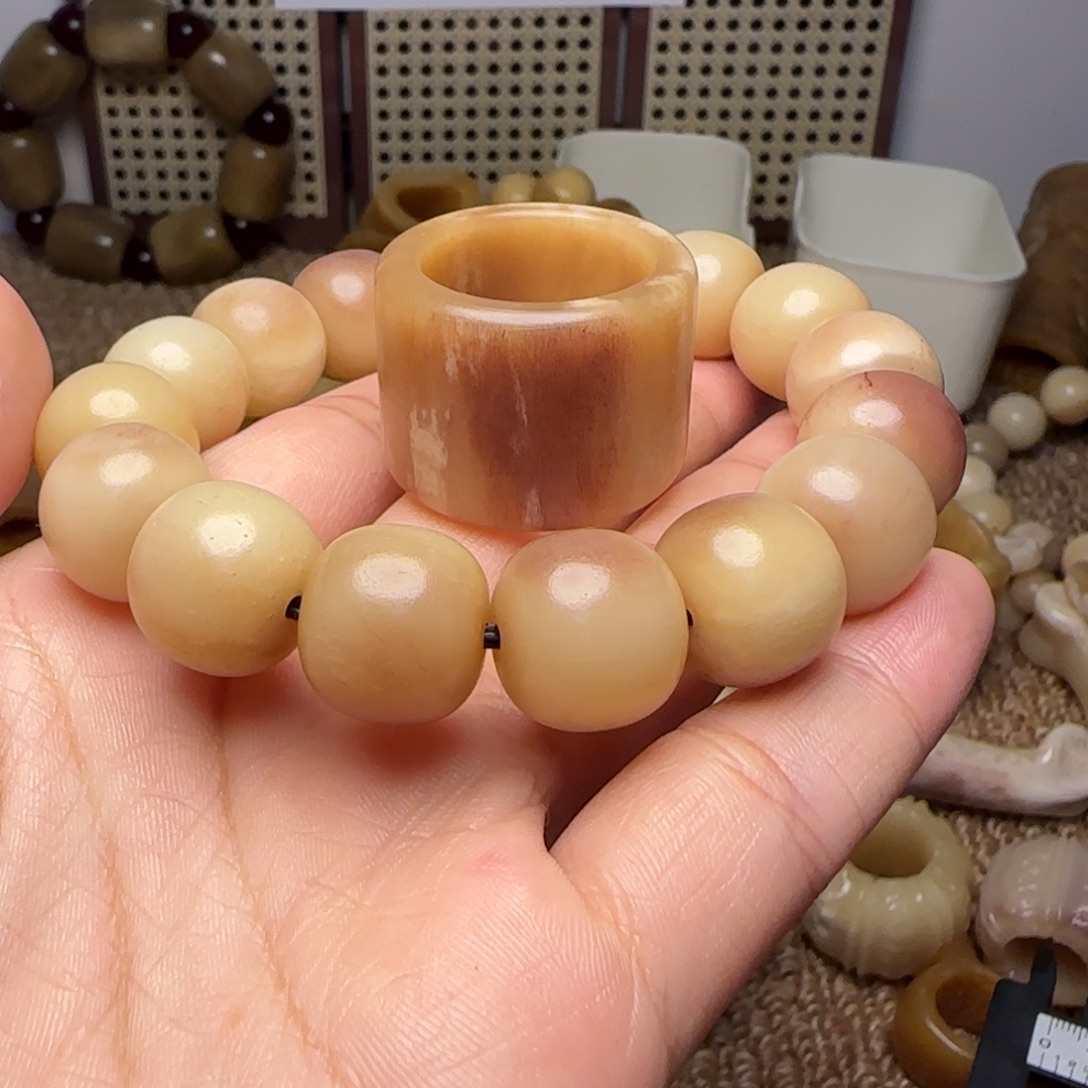 s***g手串/手链驼骨1.5单圈➕扳指