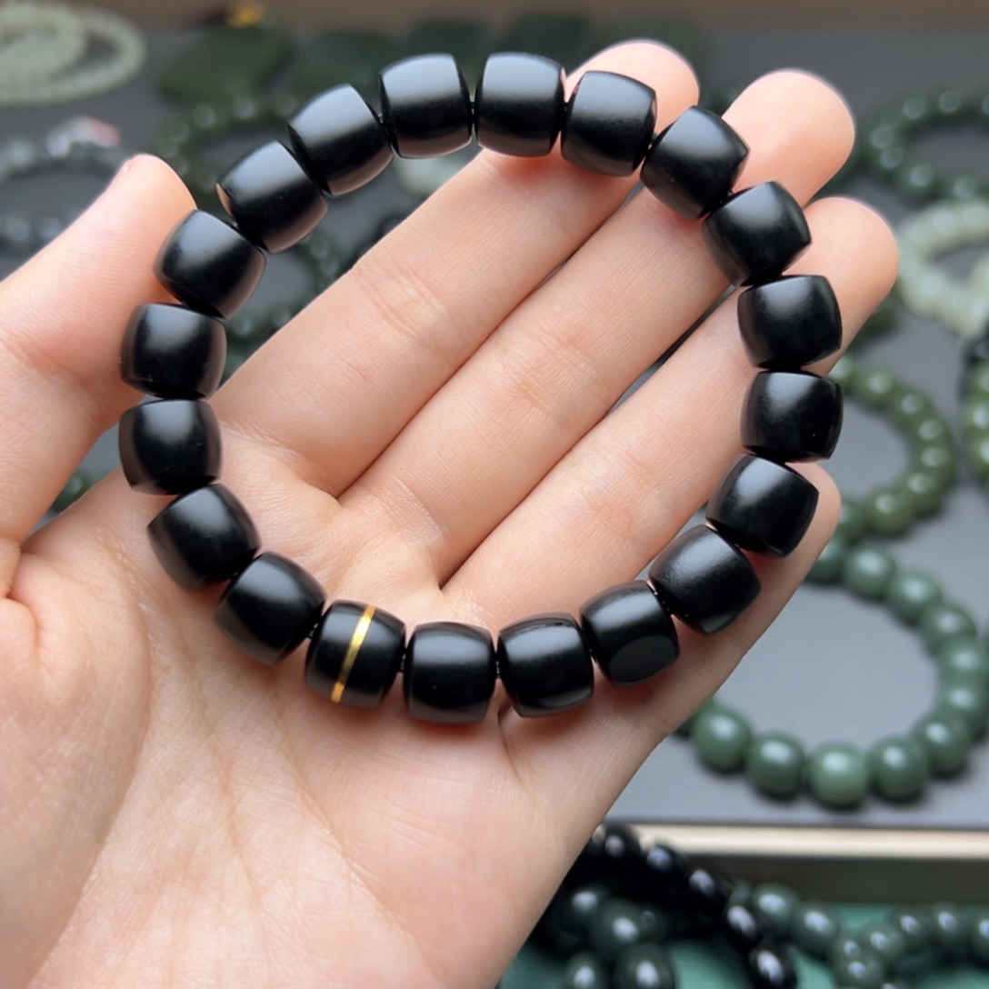 和田玉手链未镶嵌11