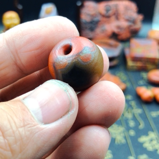 杨***子玛瑙/玉髓未镶嵌战国红玛瑙珠子配饰