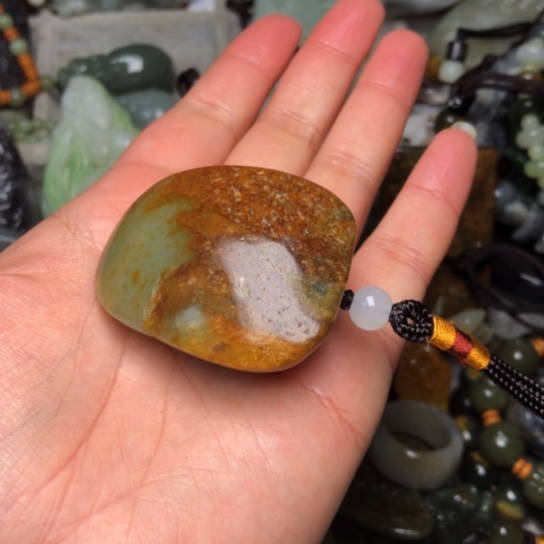 用***0和田玉未镶嵌把件