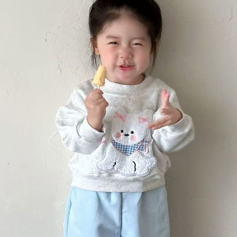 2025新款儿童秋装卫衣卫裤两件套宝宝秋装衣服洋气时髦ZS-J-C133