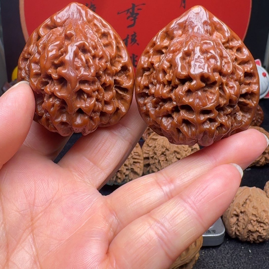 文玩核桃把件官帽