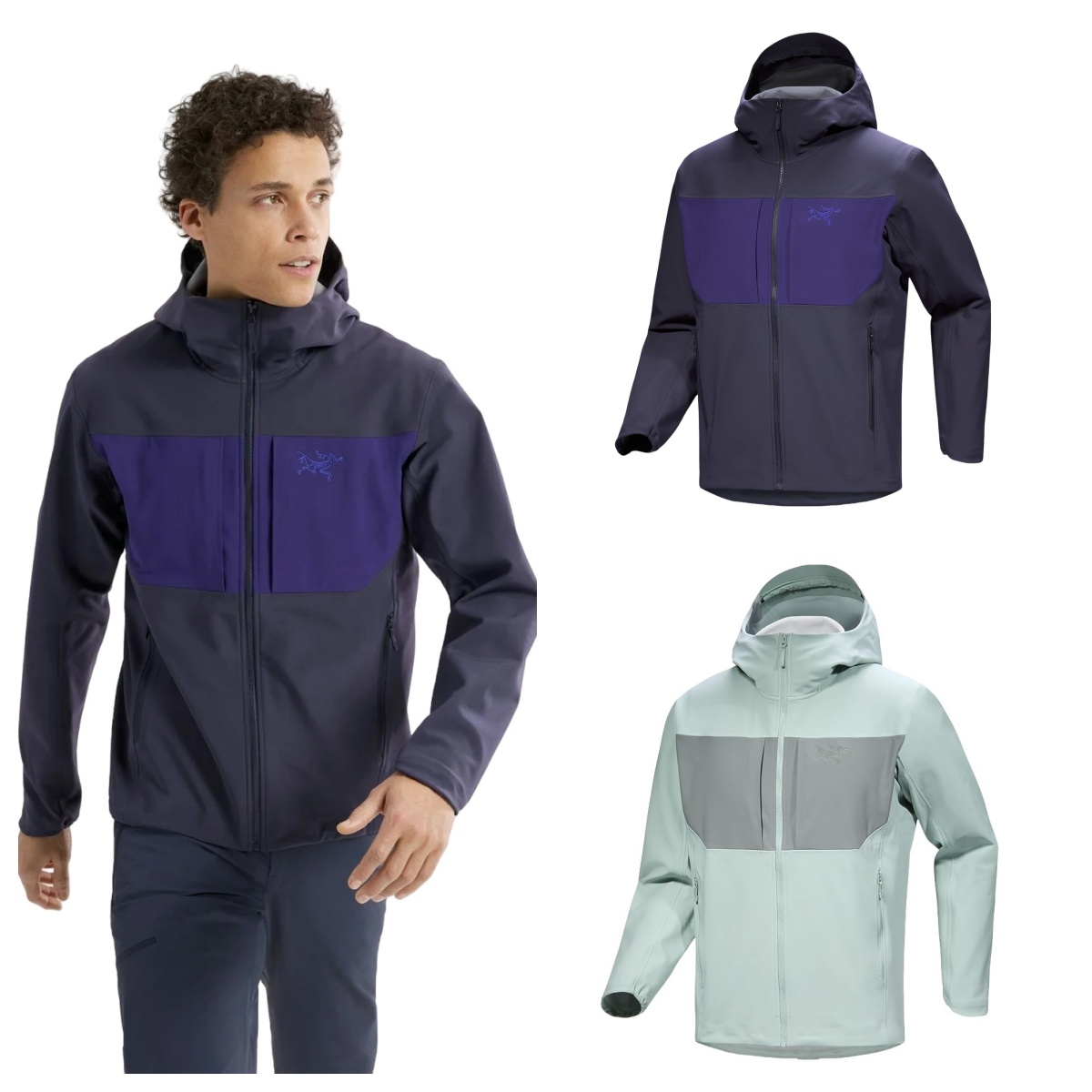 ARC'TERYX/始祖鸟Gamma MX 软壳冲锋衣加绒加厚防水耐磨 刺绣标