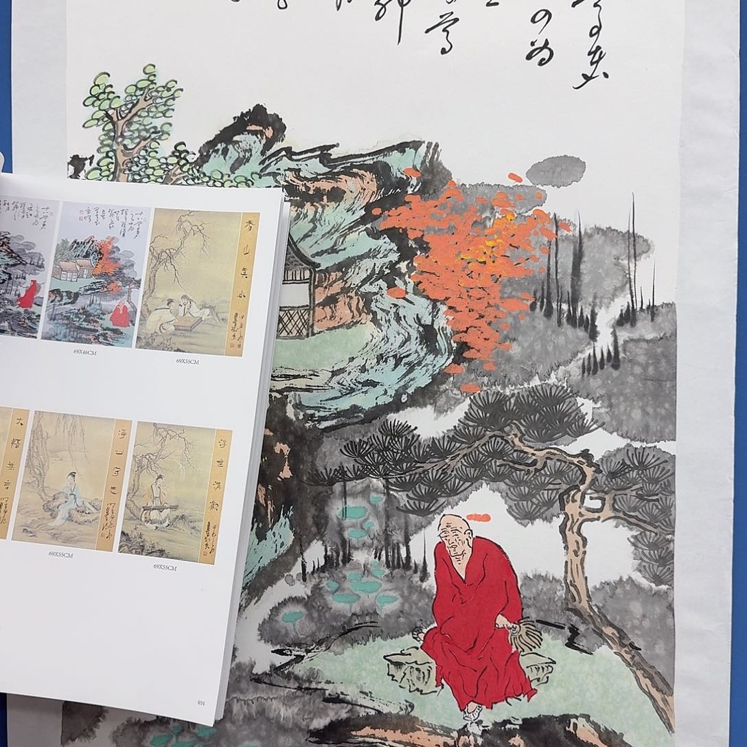 国画多次参加国内外大型