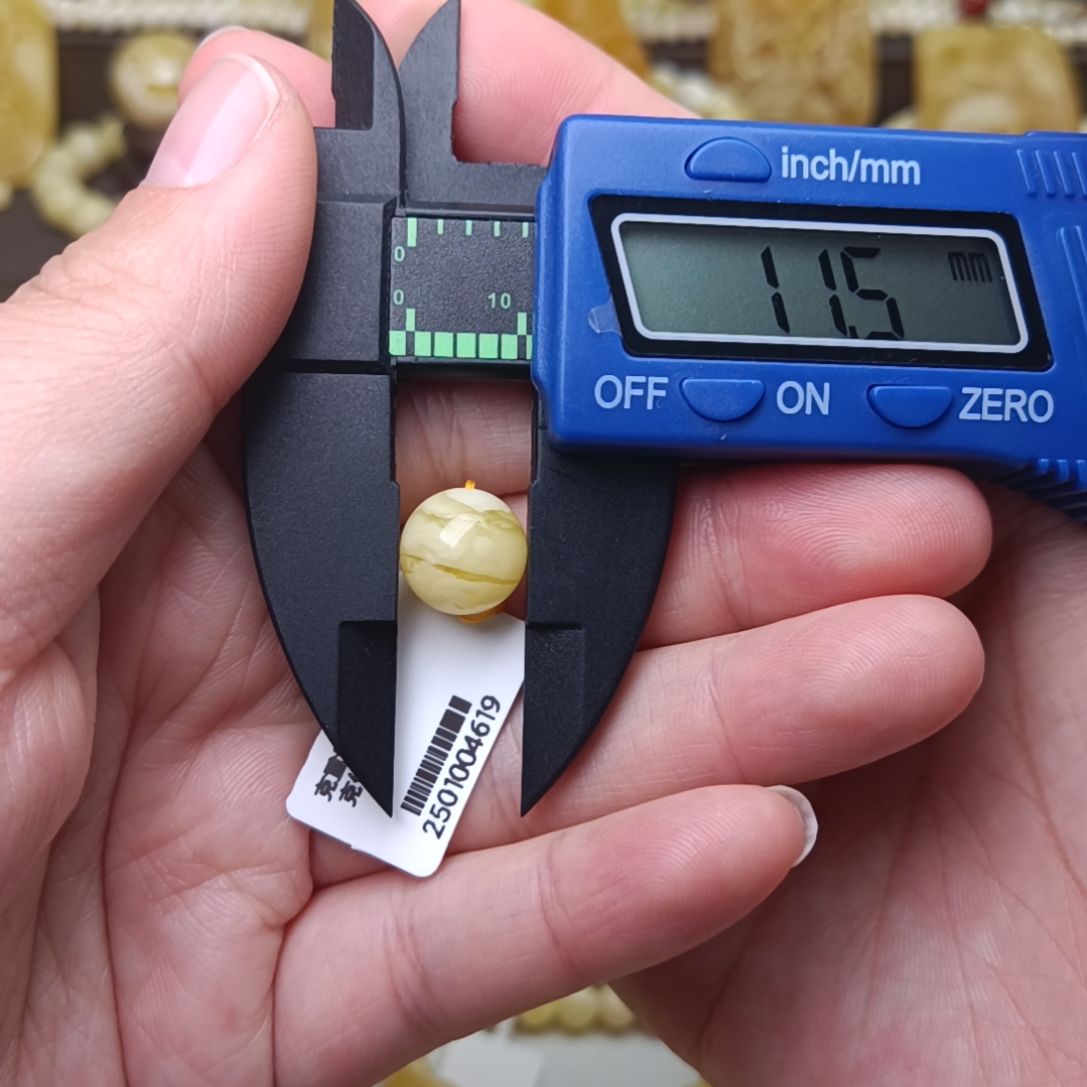 未镶嵌蜜蜡裸石11圆珠