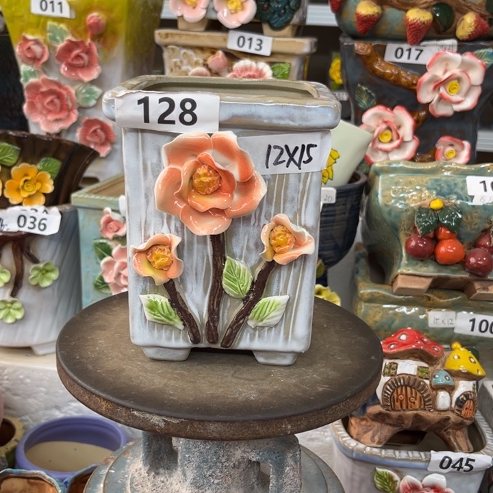 紫砂花盆粗陶材质多肉花盆