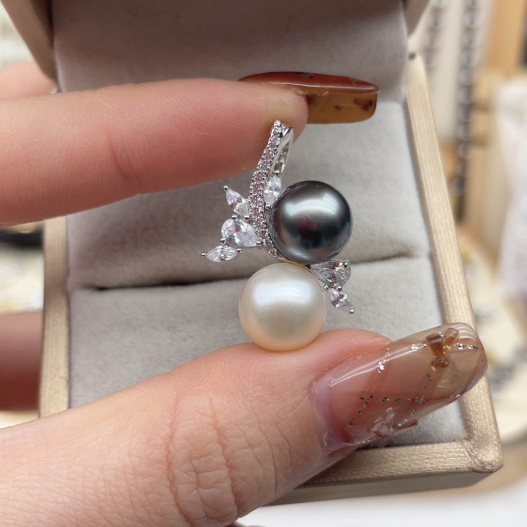 颈饰海水珍珠银S925镶嵌D170