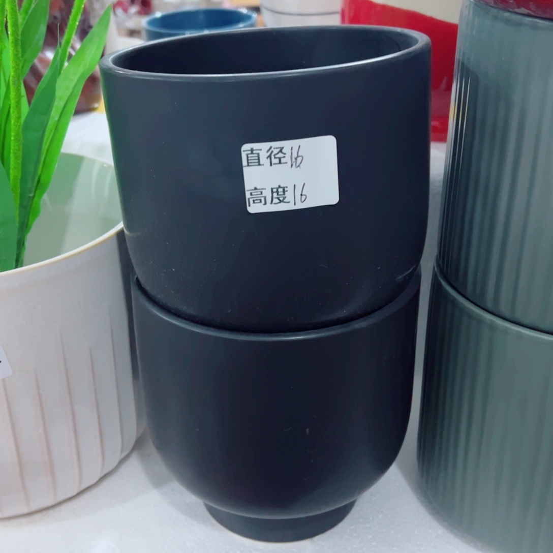 有孔，陶瓷花盆满10米包邮发货