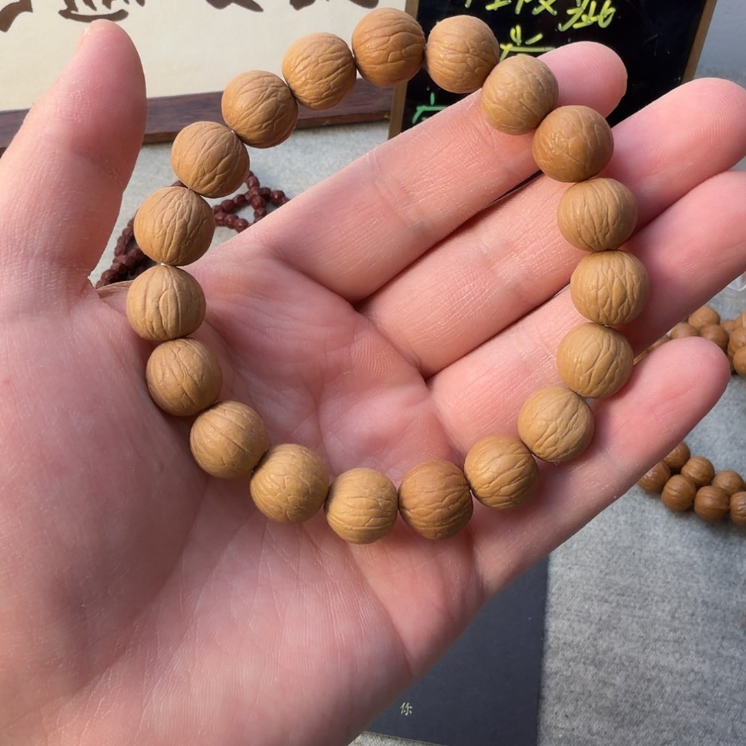 风羽猴头手串12尺寸竞拍