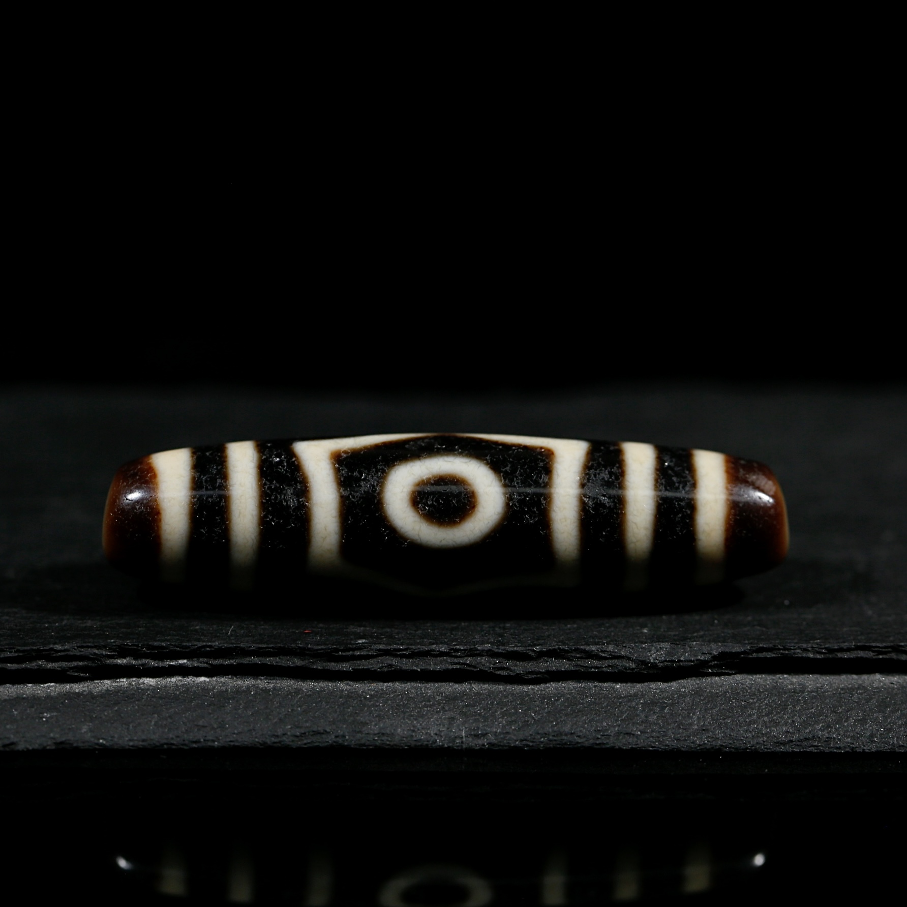 一代老台湾上肯老超顶宝盖三眼玛瑙锁骨民族风百搭轻奢男女佩戴