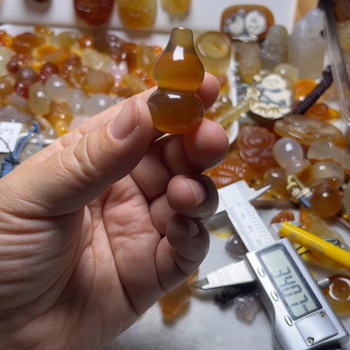 弄***-玛瑙/玉髓未镶嵌颈饰009