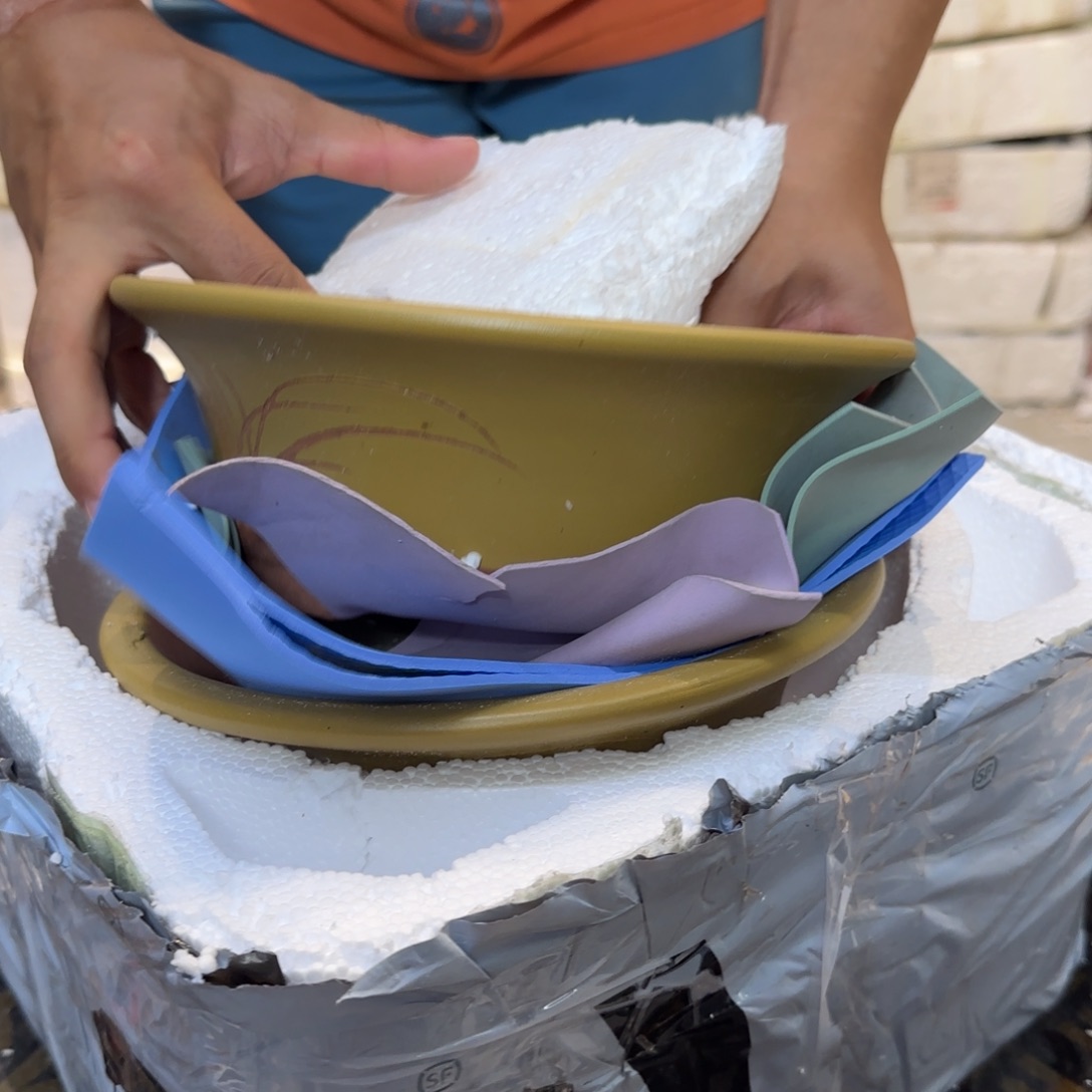 紫砂花盆瑕疵也不