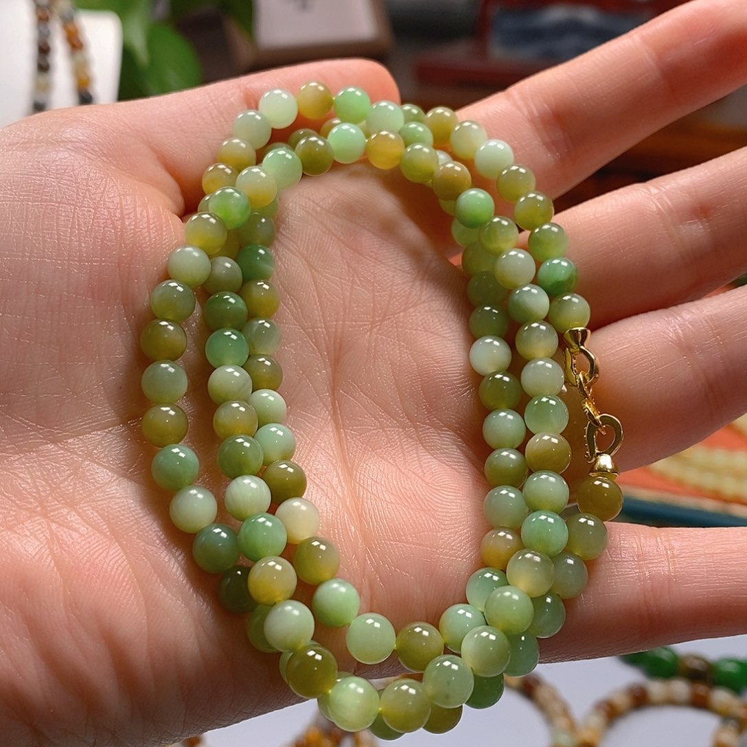 和田玉手串未镶嵌