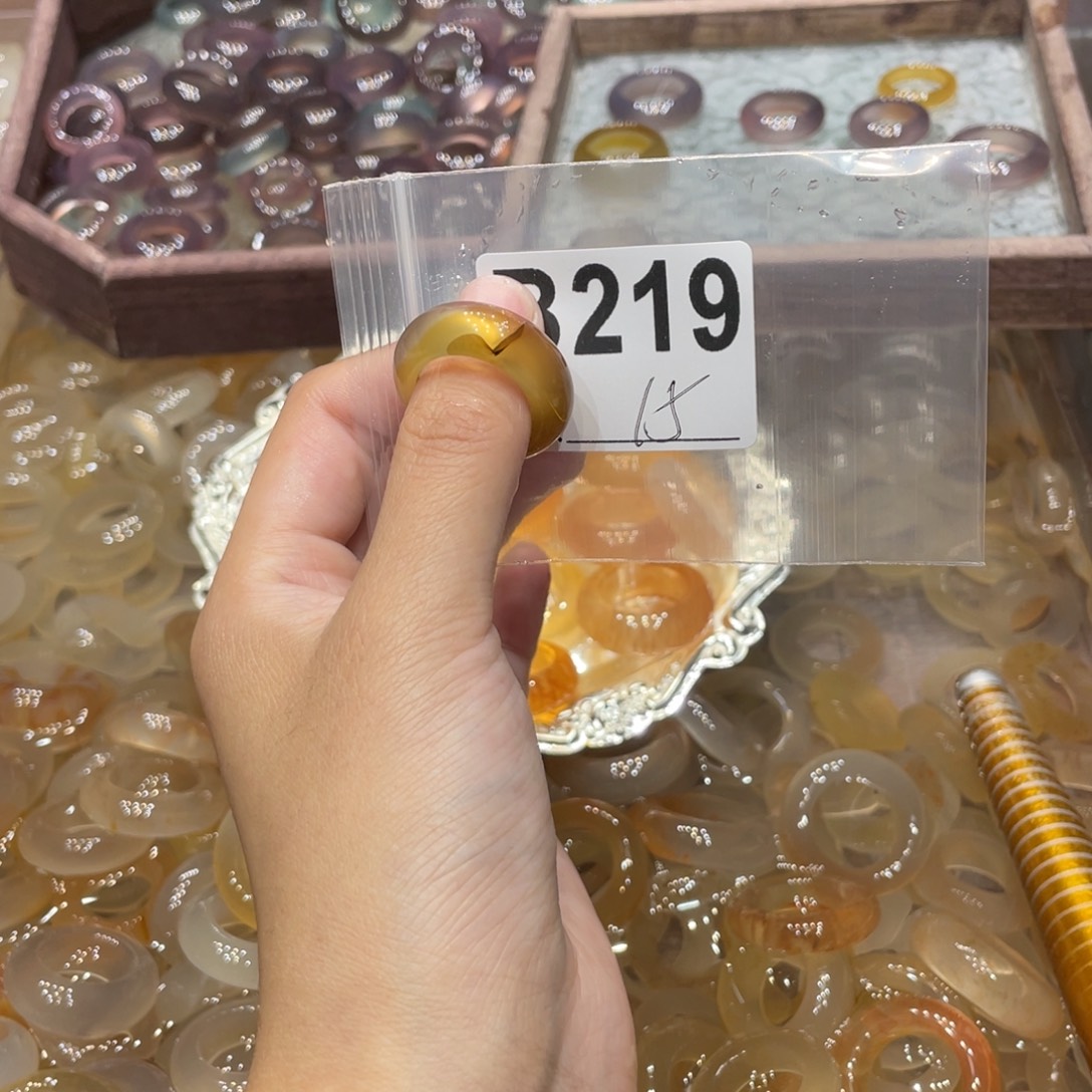玛瑙/玉髓未镶嵌戒指219