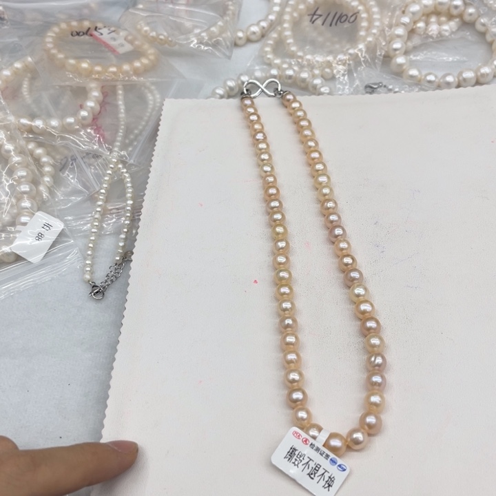 淡水珍珠未镶嵌颈饰049