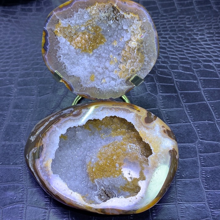 水晶双色黄软盆未镶嵌