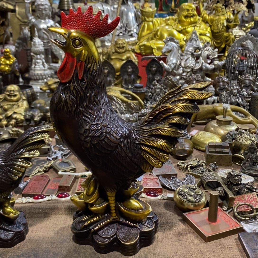 三***旺铜铜韵精品桌面摆件