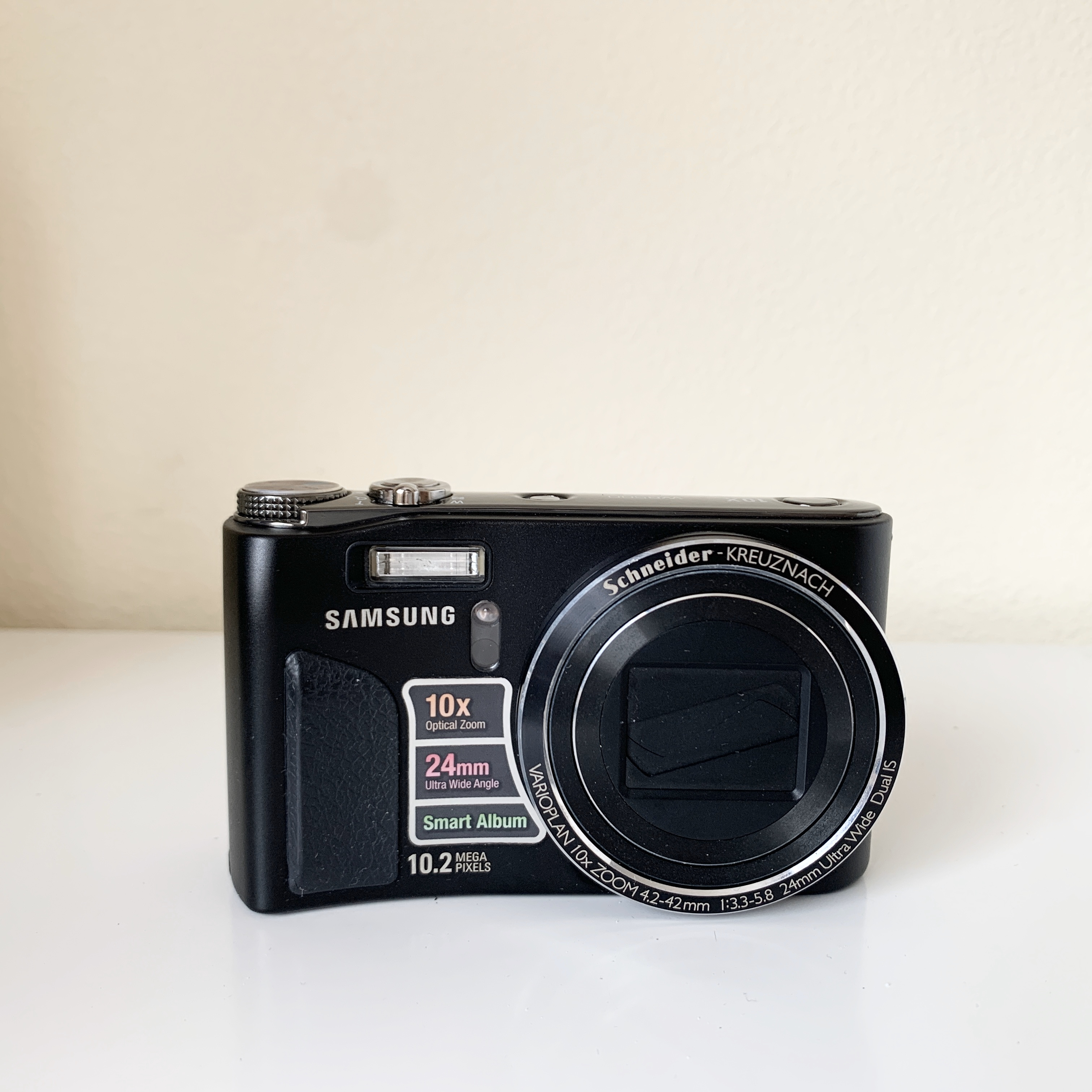 9新 Samsung/三星 wb500黑色 1020万像素10倍变焦 清透光感冷白皮