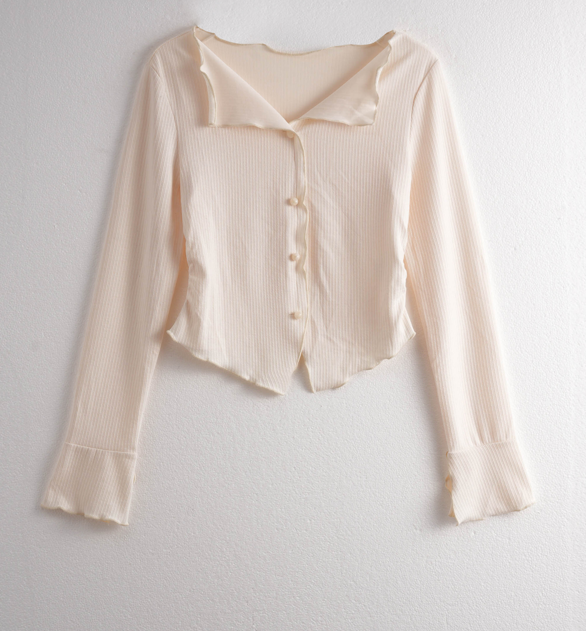 30913-长袖短裙圆领套头款薄款短款时尚修身套装两件套