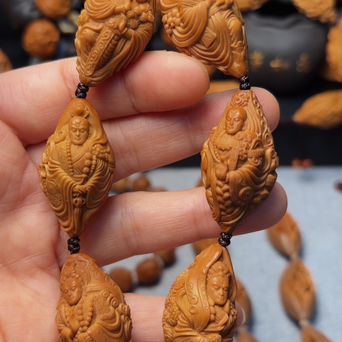 橄榄核手串/手链美女橄榄核