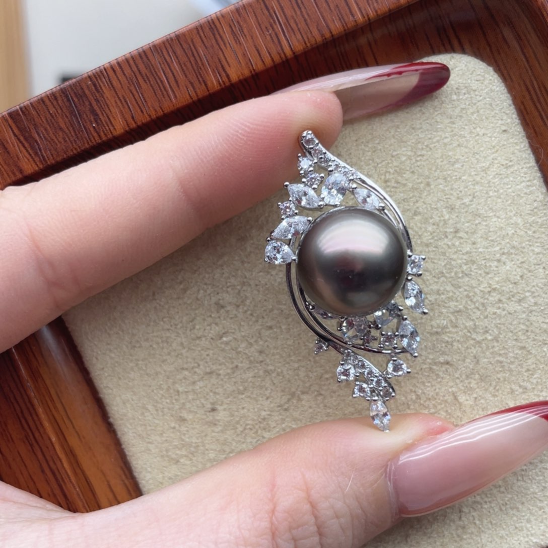 颈饰海水珍珠银S925镶嵌A157