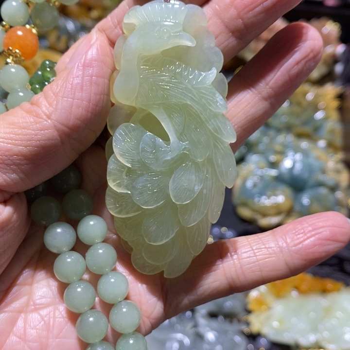 岫玉岫玉吊坠未镶嵌