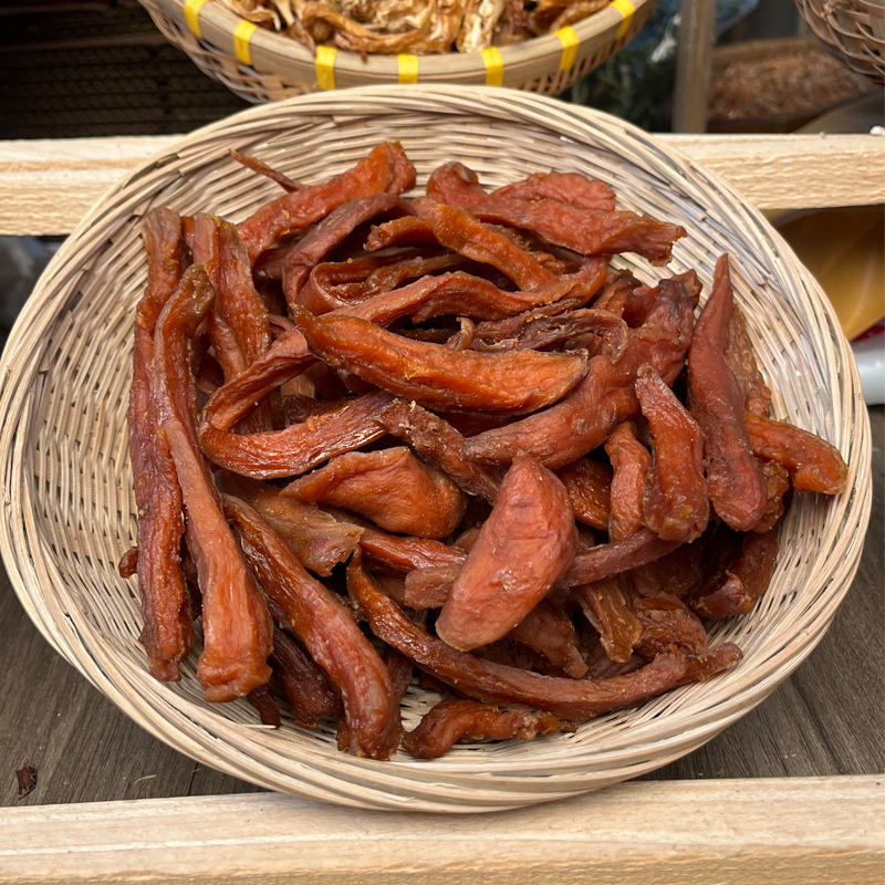 湖南农家自晒红薯干红薯片薯皮薯枣子茶陵特产