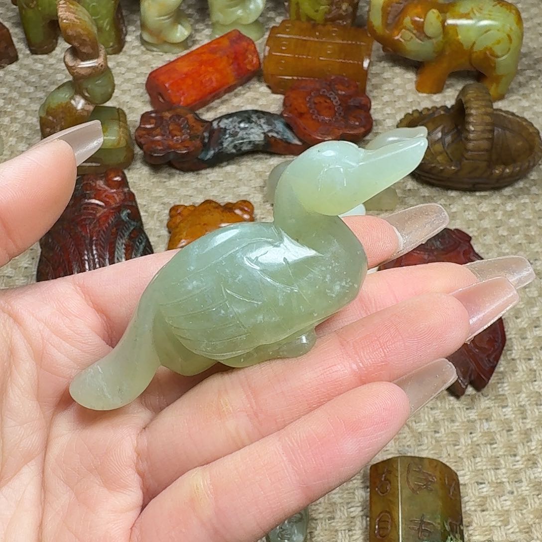 白玉菩提吊坠挂件