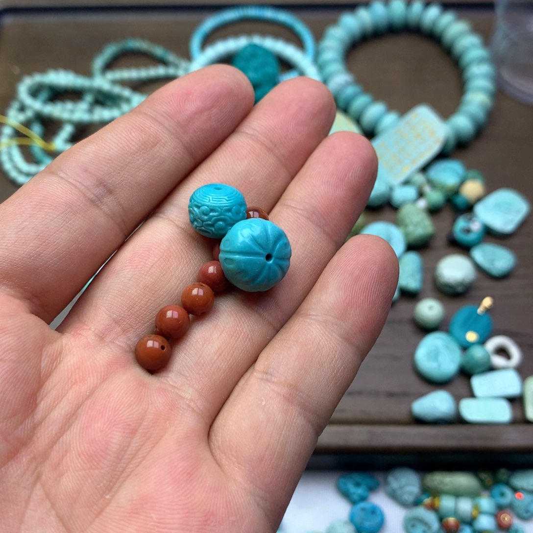 南红玛瑙雕刻未镶嵌春***晓