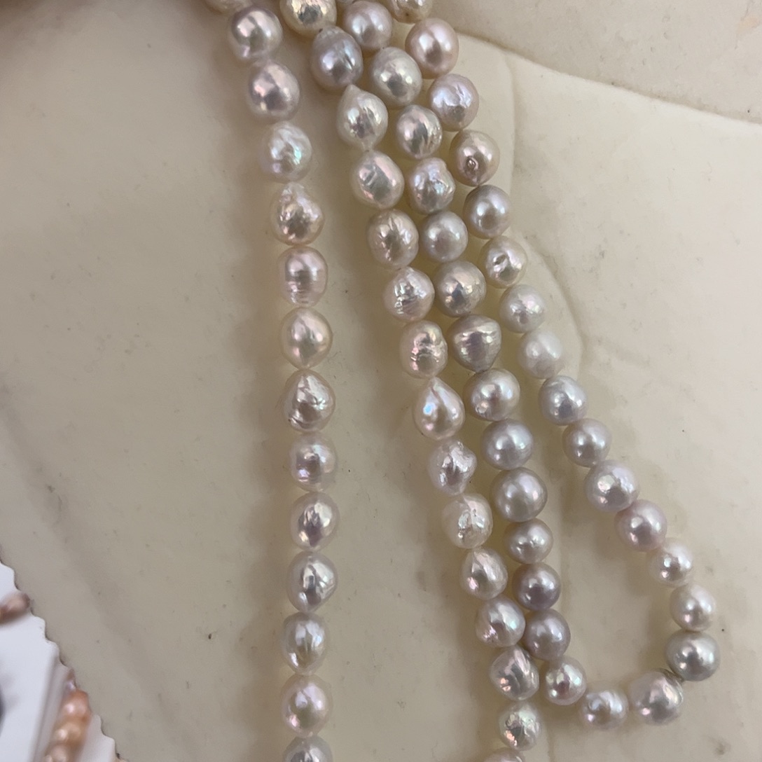 淡水珍珠耳环银S925镶嵌