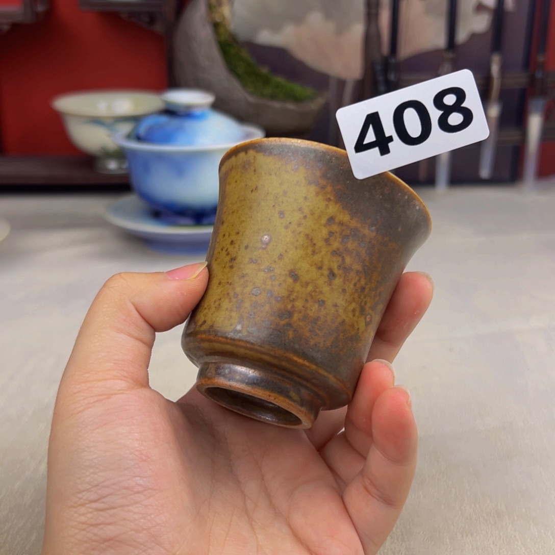 杯子纯手工柴烧主人杯