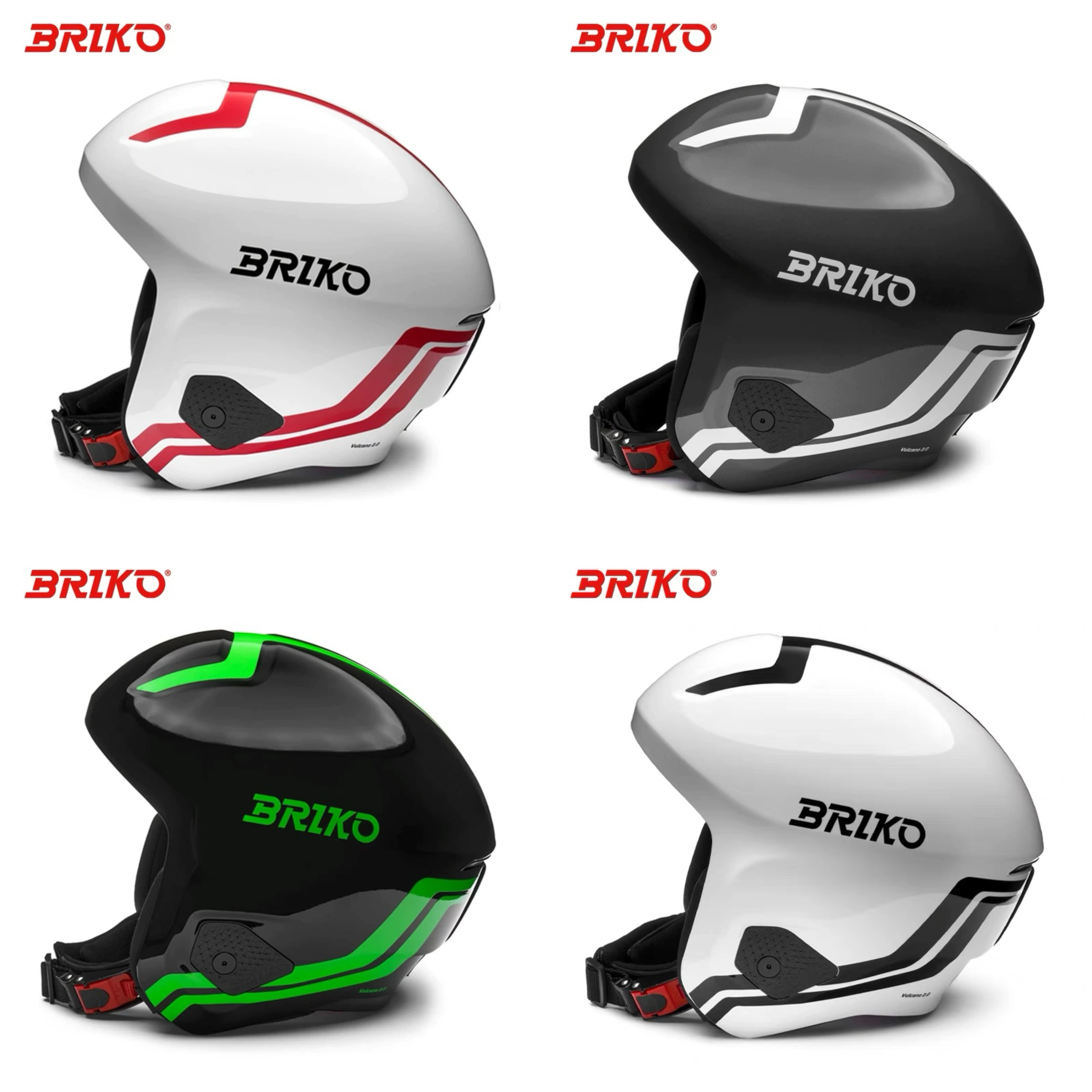 BRIKO滑雪头盔VULCANO 2.0 Fis 6.8国际认证专业全盔防护双板头盔