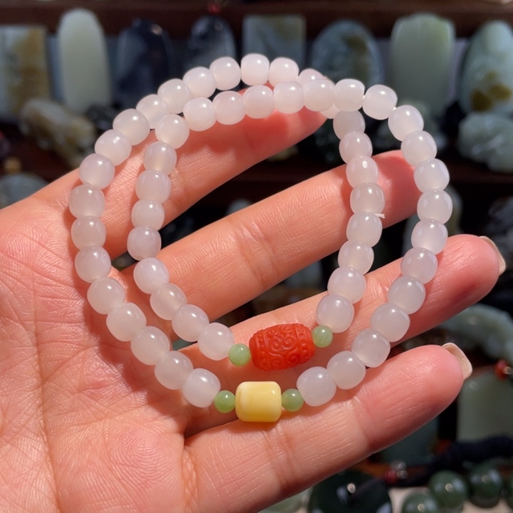 和田玉手链未镶嵌