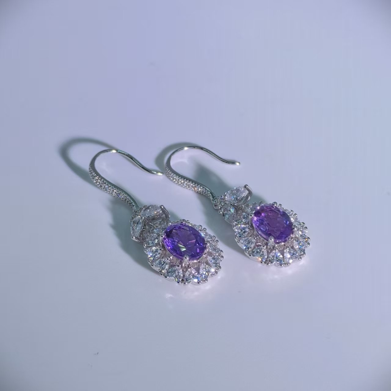 【粉丝专属】高奢臻品 紫水晶耳环 TRSJ046（多样性发货）