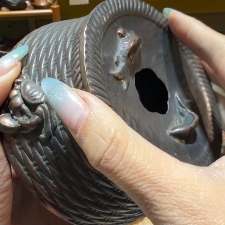 C***T铜中古工艺品摆件