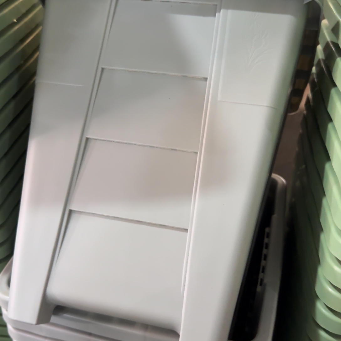 方盆4号灰白色5个无拖