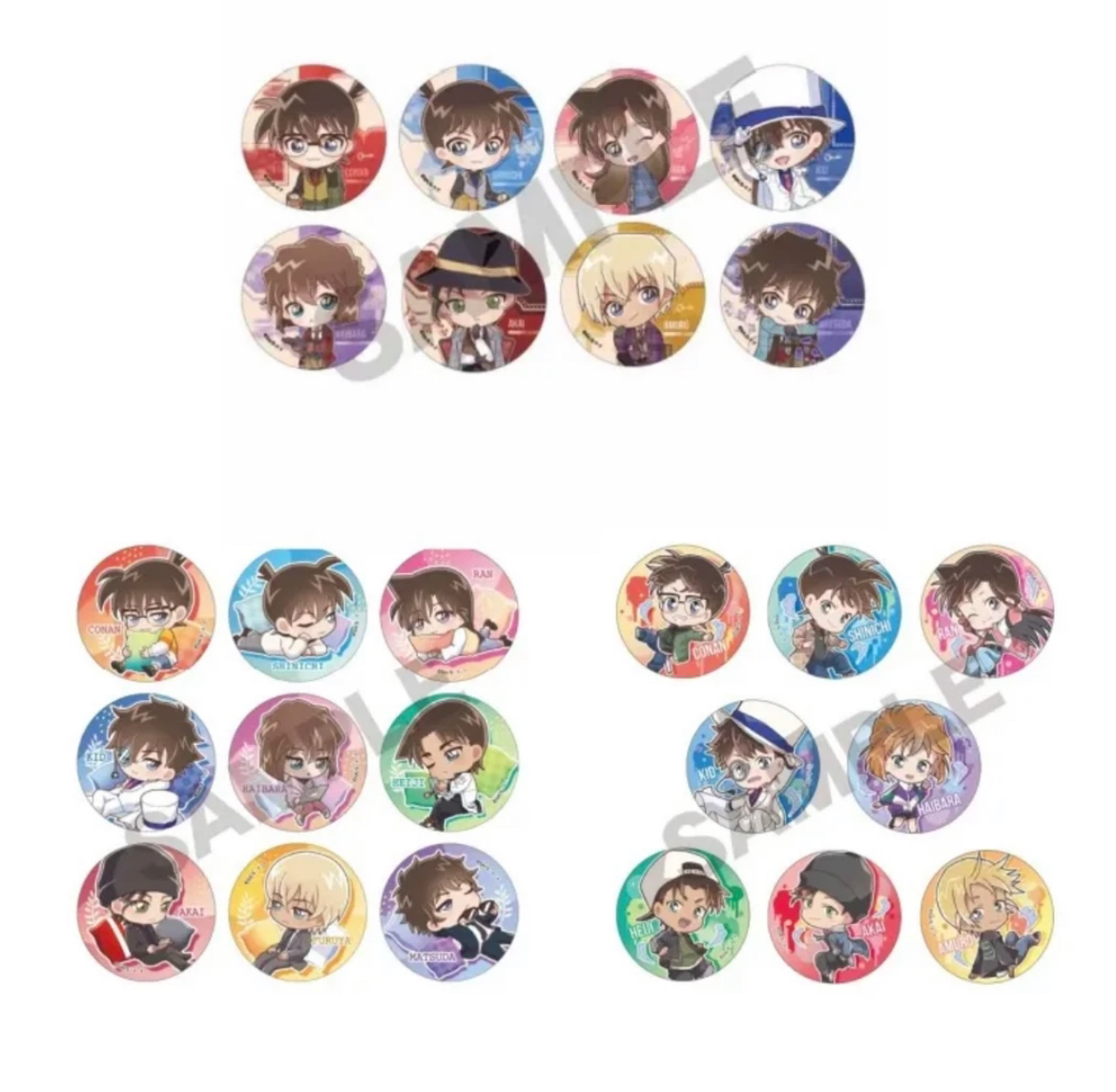 【乐一】名侦探柯南 CRUX 跳跃/抱枕/英伦风系列Q版吧唧