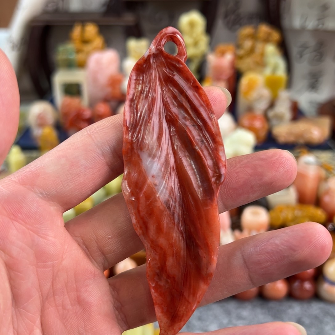 老挝石一叶知秋笔舔