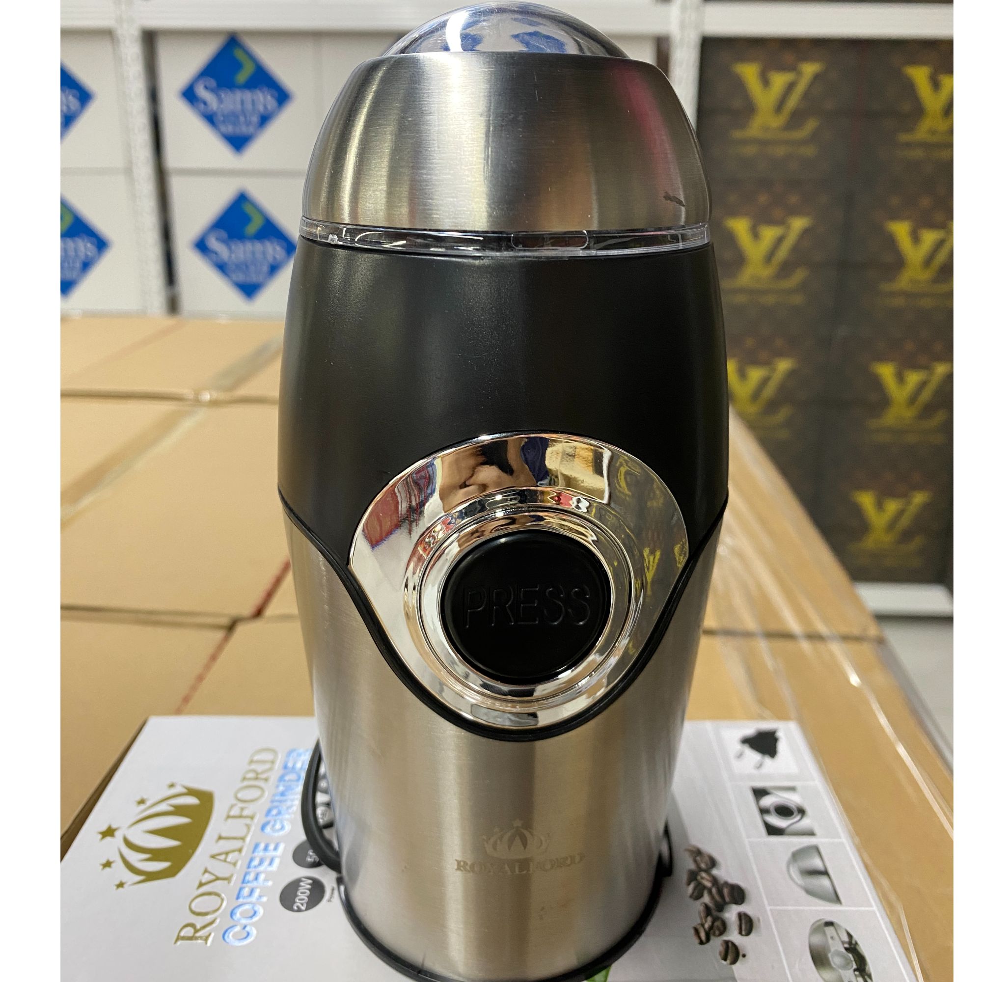 多功能研磨机小型水墨风