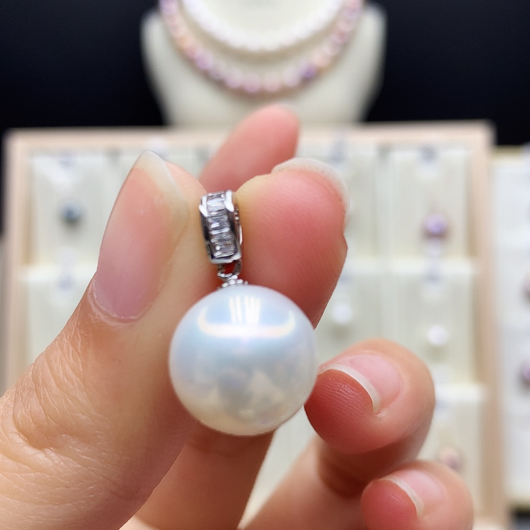 颈饰合金淡水珍珠