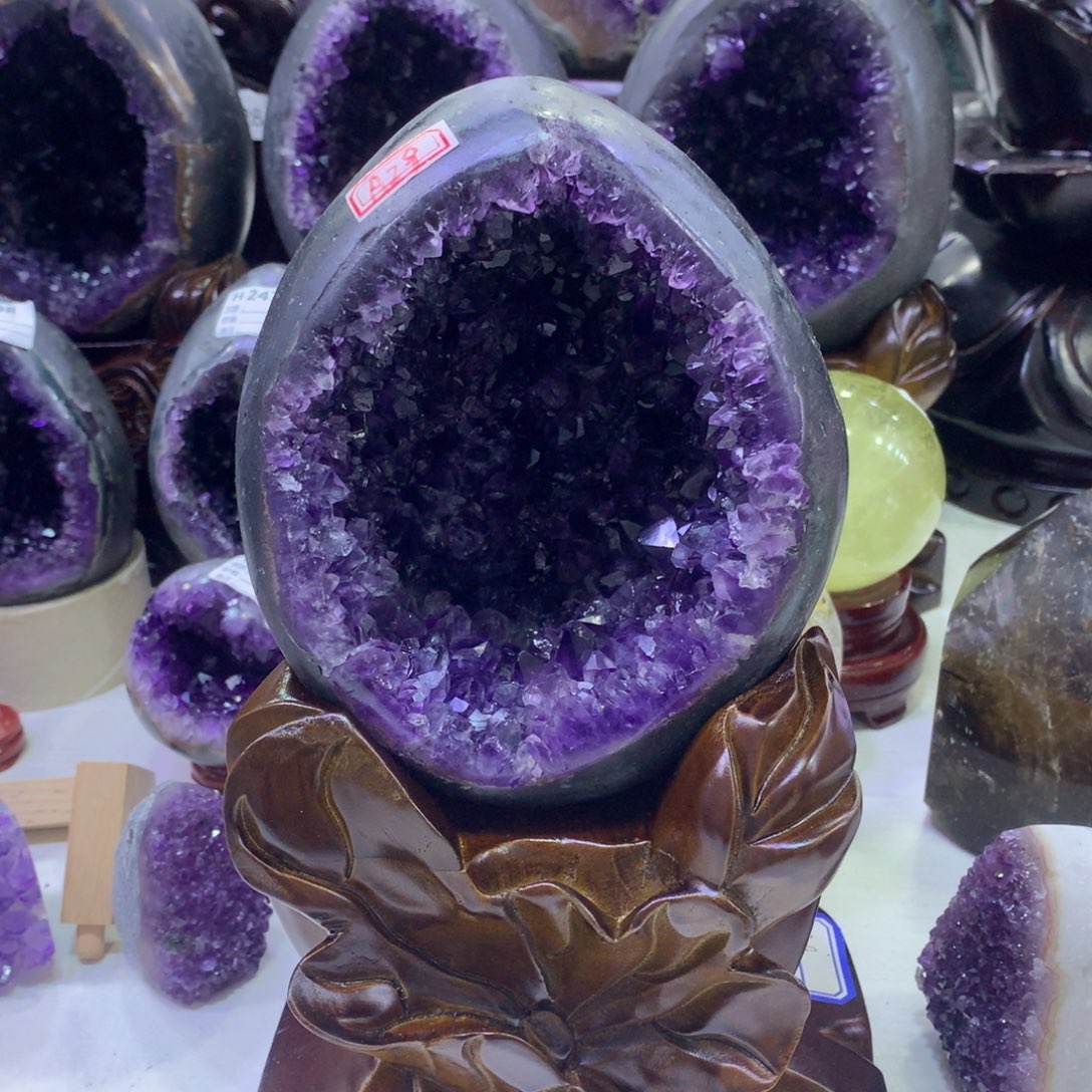 水晶紫水晶摆件未镶嵌29