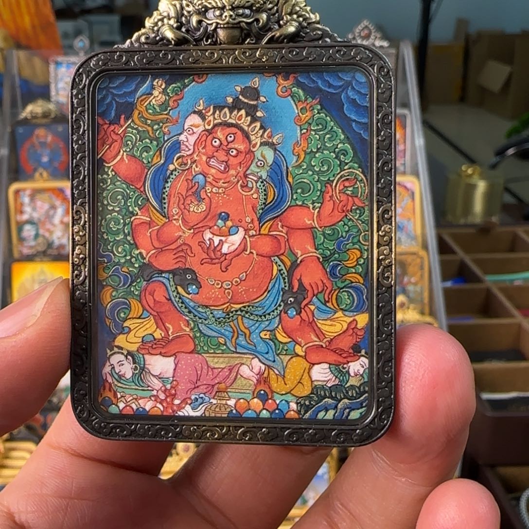吊坠茜*南红财唐卡艺术