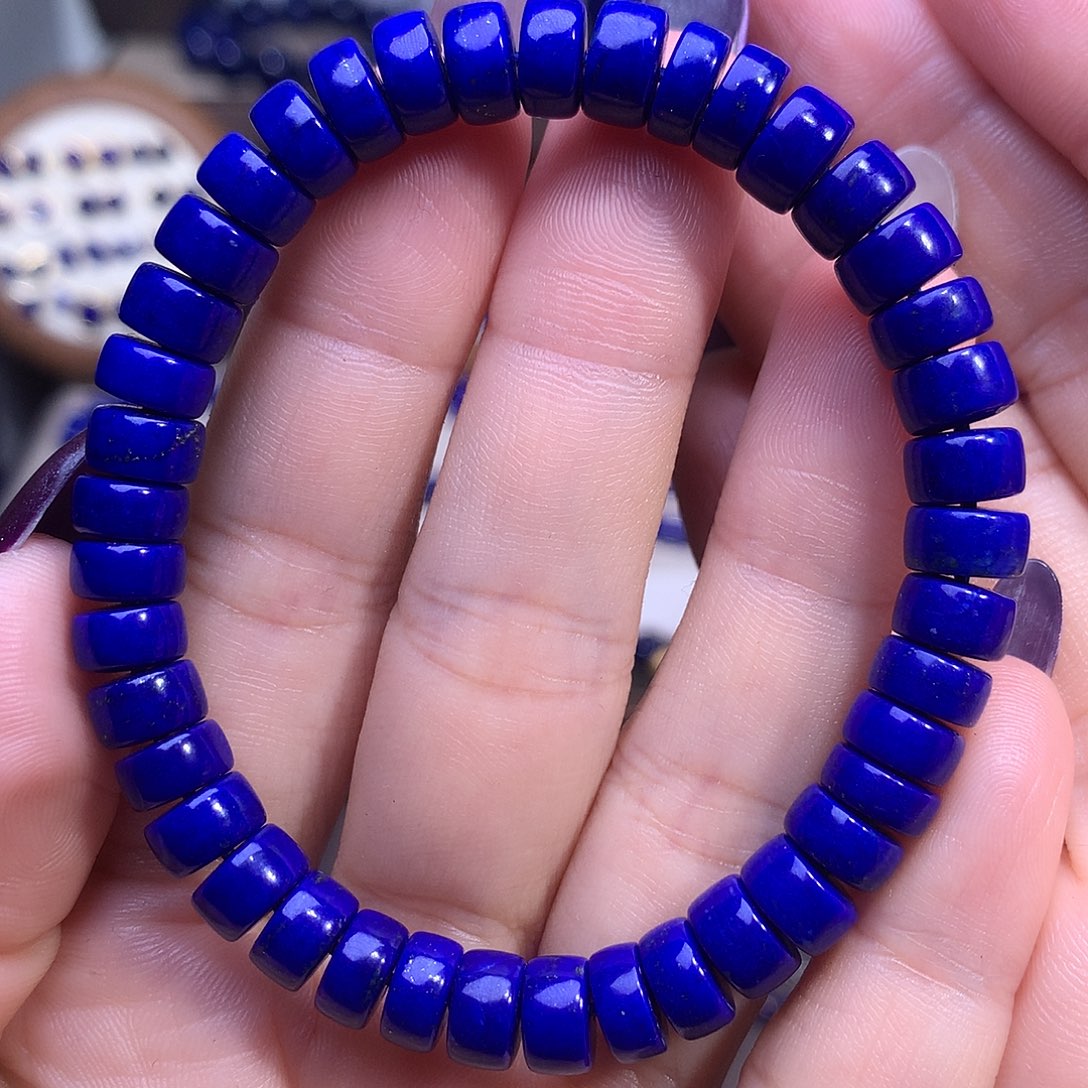 青金石未镶嵌8.1m药片精品