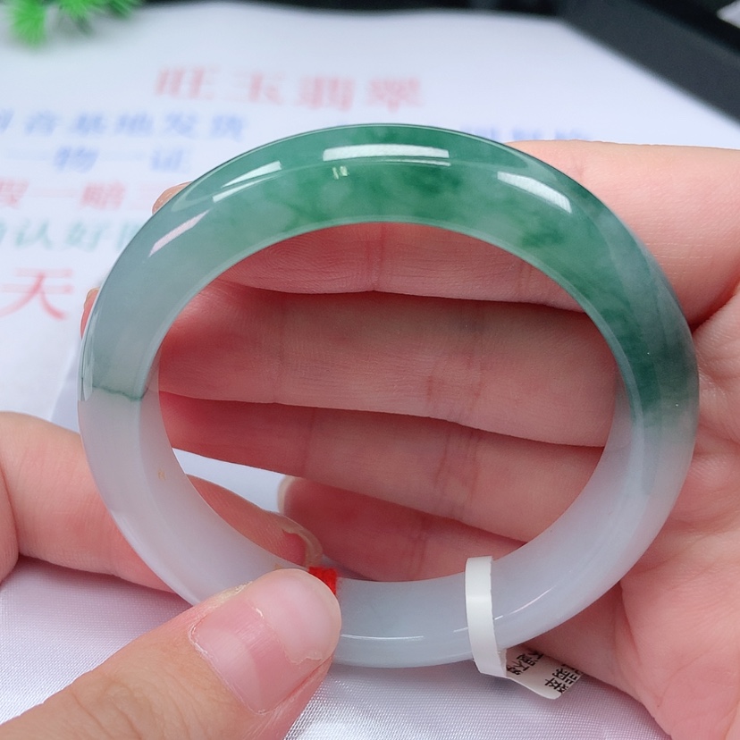 【闪购商品】未镶嵌手镯翡翠厚**物52 53